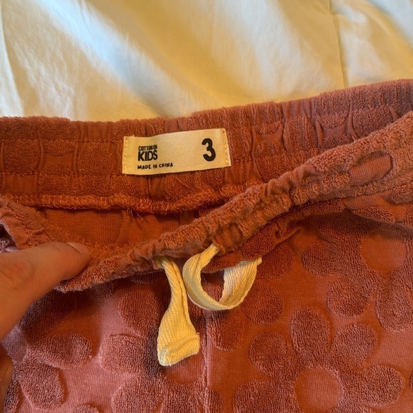 Retro Floral Terry Shorts - Picture 3 of 4